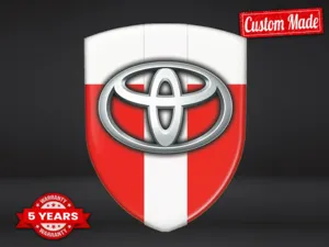 Toyota Insignias Silicona Auto Resistentes Alta Calidad Profesional